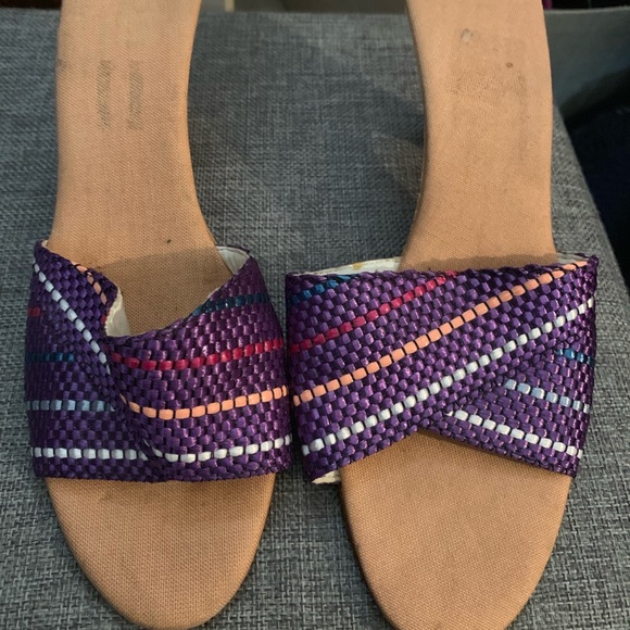SOLD-urple wedges SZ 8 - Picture 2 of 2